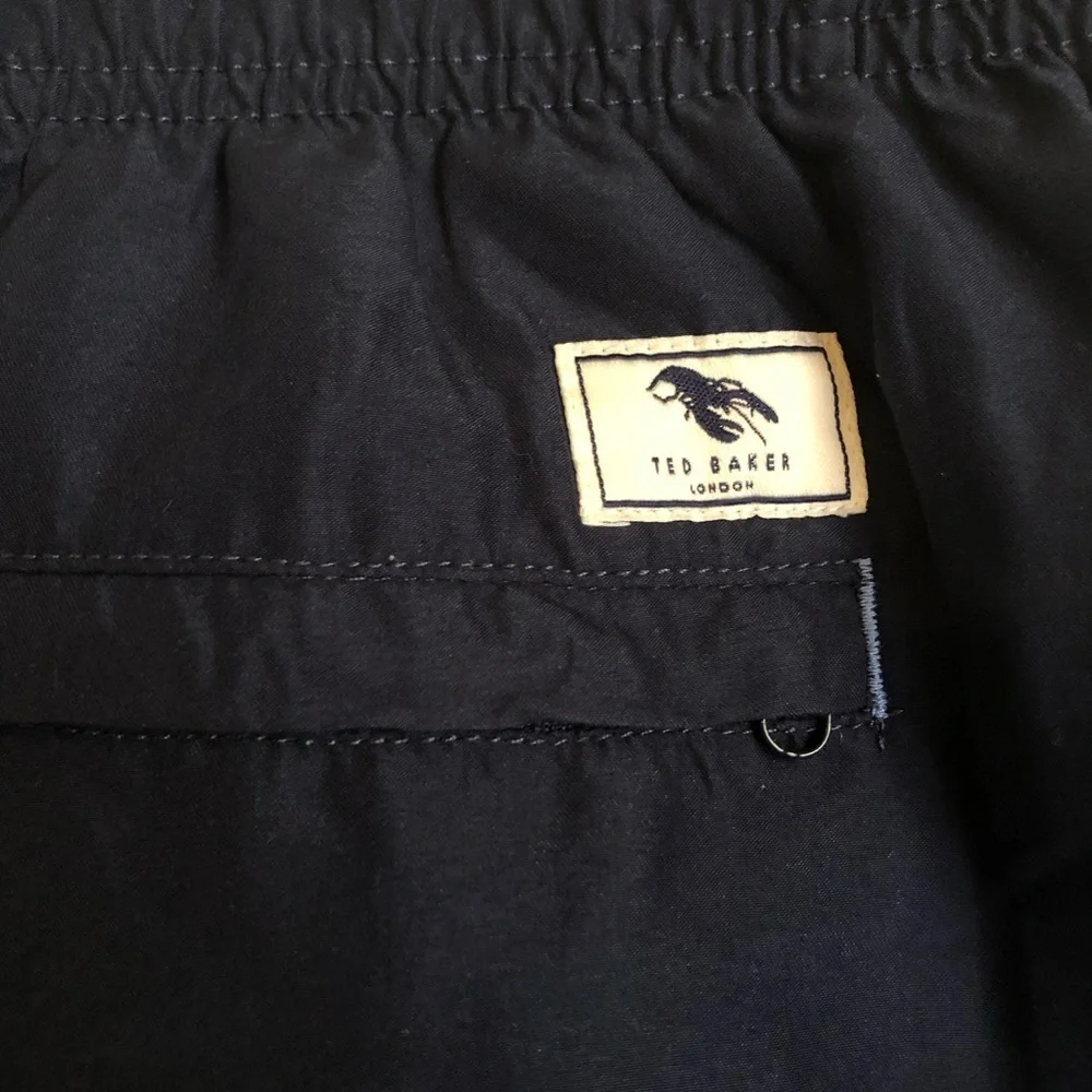 Men’s Ted Baker lined drawstring swim trunks